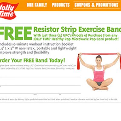 Jolly Time: Free Exercise Band W/ Purchase
