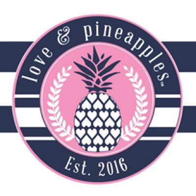 Free Love & Pineapples Sticker