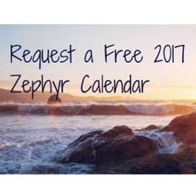 Free 2017 Zephyr Calendar