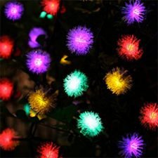 Chuzzle Ball Solar Christmas Lights