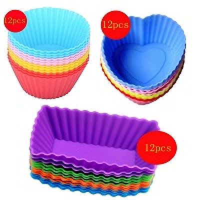 CuteQueen 36-Piece Silicone Baking Cups Set Only $6.99 + Prime