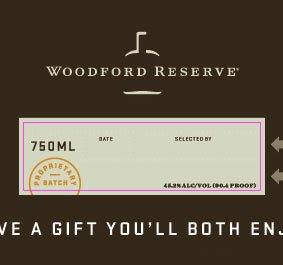Free Woodford Reserve Personalized Labels