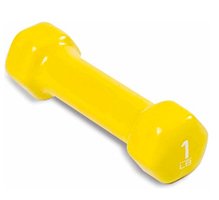 CAP Barbell Vinyl-Coated Dumbbell, 1lb Single