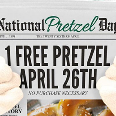 Philly Pretzel: Free Pretzel - April 26th