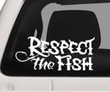 Free Respect The Fish Decal