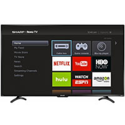 Sharp 55" Class LED 1080p Roku HDTV Just $399.99 (Reg $499.99) + Free Delivery