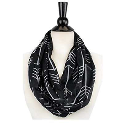 Women's Arrow Patterned Infinity Scarf Just $11.00 + Prime
