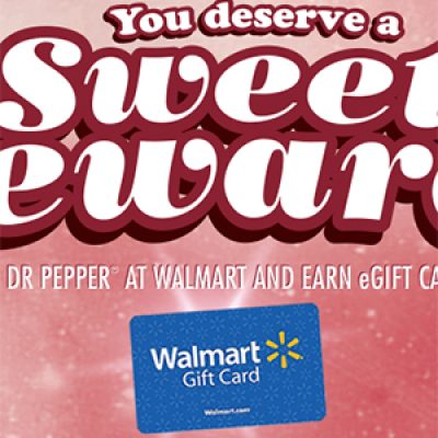 Free $5 Walmart eGift Card W/ Dr Pepper Purchase