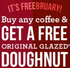 Krispy Kreme: Free Doughnut W/ Coffee Purchase