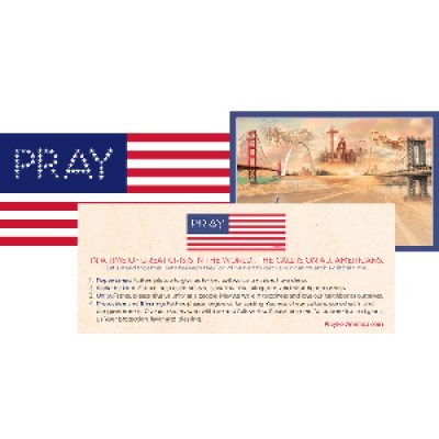 Free “Pray” Bumper Sticker