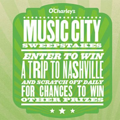 O’Charley’s: Win a Trip to CMA Fest Nashville