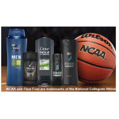 Free Axe, Suave or Dove Men’s Samples