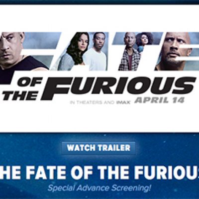 Select Cities: Free Fate of the Furious Screenings