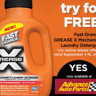 Advance Auto Parts: Free Fast Orange Grease-X W/ Rebate