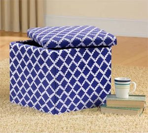 Mainstays Storage Ottoman Just $16.88 + Free Pickup