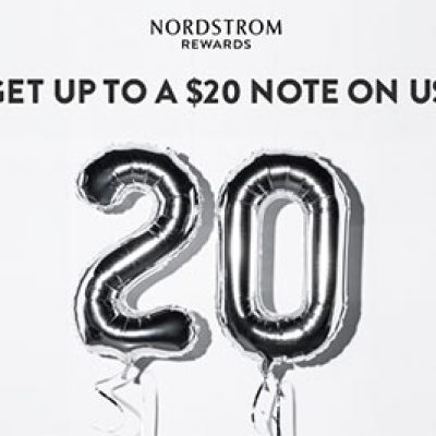 Nordstrom Rewards: Get $20 or $10