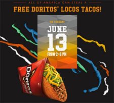 Taco Bell: Free Doritos Locos Taco - June 13