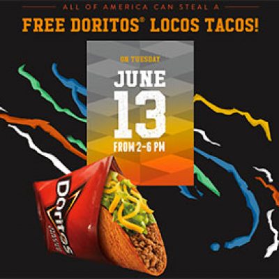 Taco Bell: Free Doritos Locos Taco - June 13
