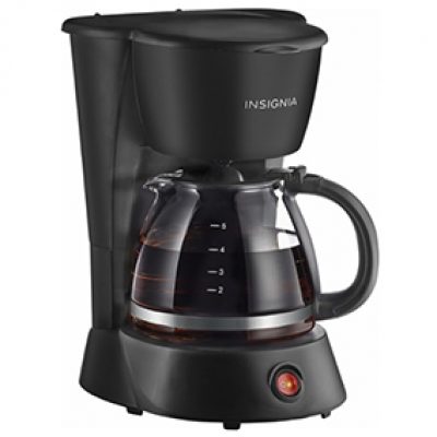INSIGNIA 5-Cup Coffeemaker Just $5.99 (Reg $14.99)