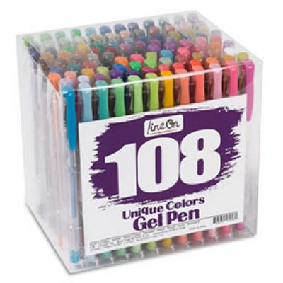 Lineon 108-Color Gel Pen Set Just $17.99 (Reg $30)