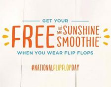 Tropical Smoothie: Free Sunshine Smoothie - June 16th