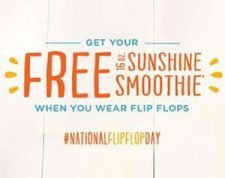 Tropical Smoothie: Free Sunshine Smoothie - June 16th