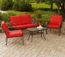 Mainstays 4-Piece Patio Set Just $159.99 (Reg $270) + Free Shipping