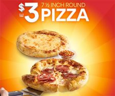 AMC Theatres: 7.5” Pizza for $3