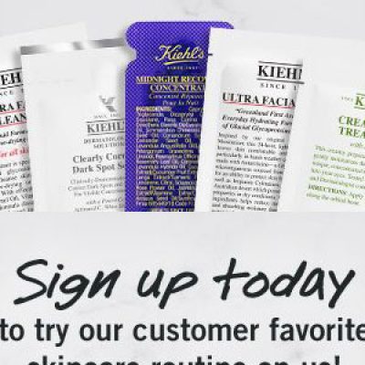 Free Kiehl’s Skincare Samples