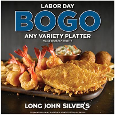 Long John Silver’s: BOGO Variety Platter - Ends 9/8