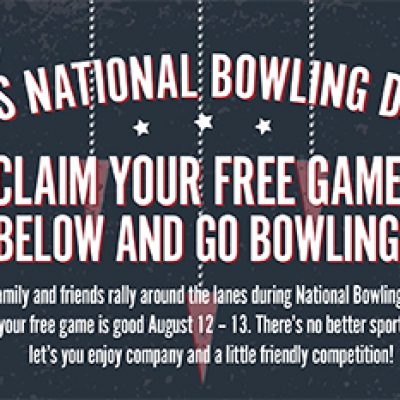 National Bowling Day: Free Game Of Bowling - Aug 12-13