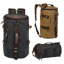 LUXUR Retro Duffel Bag Just $19.99 (Reg $30)