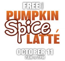 7-Eleven: Free Pumpkin Spice Latte - 10/11