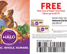 Free Halo Cat Food - 10/29
