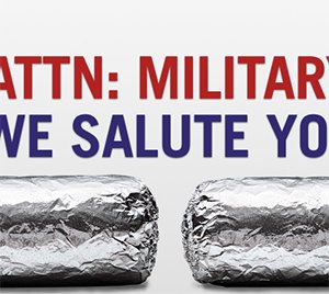 Chipotle: Military BOGO Free - Nov 7