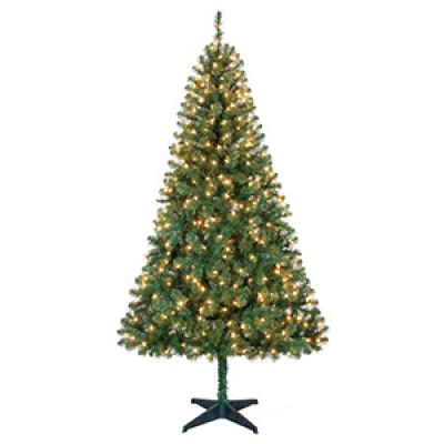 Holiday Time Pre-Lit 6.5' Christmas Tree Just $39.00