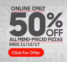Pizza Hut: 50% Off