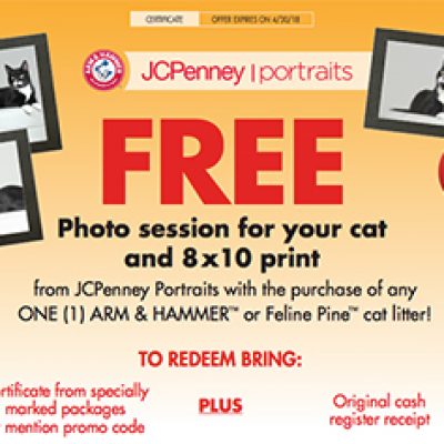 JCPenney Portraits: Free Photo Session For Your Cat