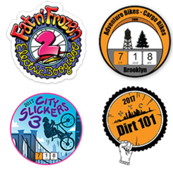 Free 718 Cyclery Stickers