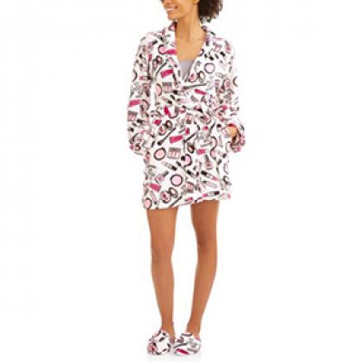 Body Candy Luxe Plush Sleepwear Robe & Slipper Sets Just $6.00