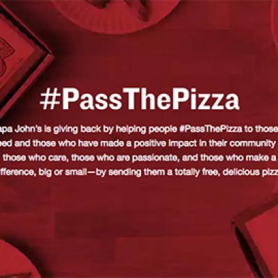 Papa John's: Pass The Free Pizza