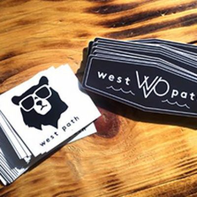 Free West Path Stickers