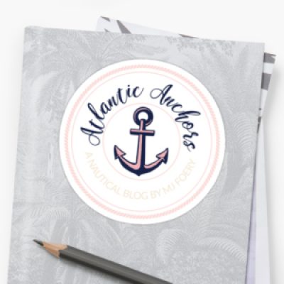 Free Atlantic Anchors Stickers