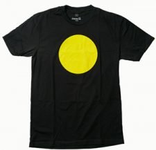 Free Yellow Circles T-Shirt & Stickers