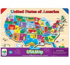 Lift & Learn USA Map Puzzle Just $8.46