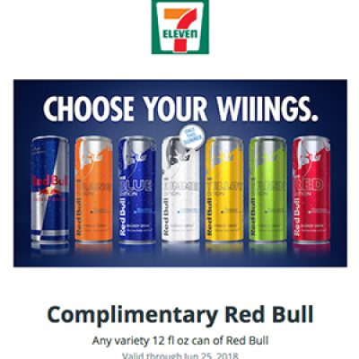 Free Red Bull @ 7-Eleven