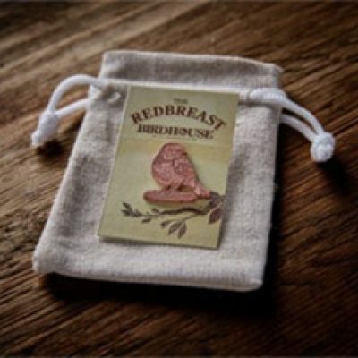 Free Redbreast Birdhouse Pin