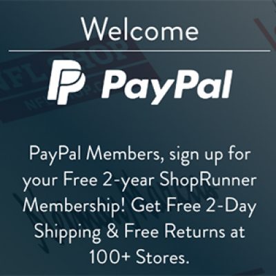 Free 2-Year ShopRunner Membership