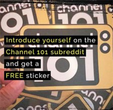 Free Channel 101 Sticker