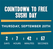 P.F. Chang's: Free Sushi Day - Sep 20